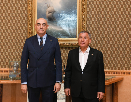 Ceo’muz Erdem Acay’dan Tataristan Cumhurbaşkanı Rüstem Minnihanov’a Ziyaret